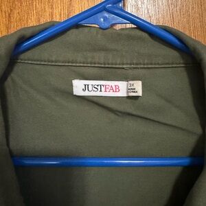 Women’s olive green jacket